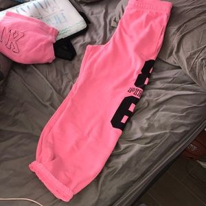 NEVER WORN long PINK sweats